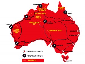 4wd map